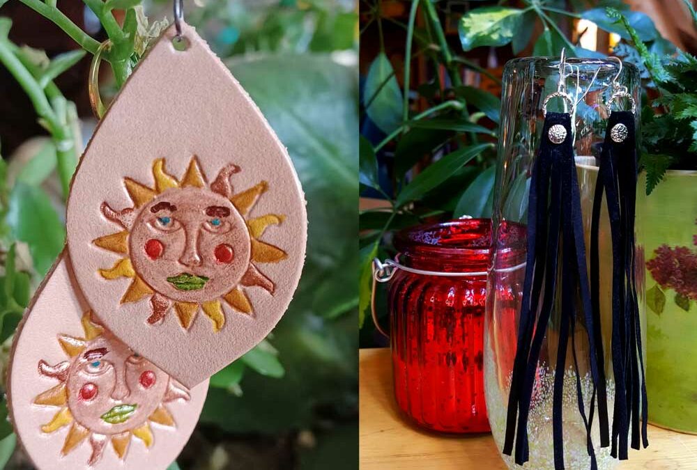 Leather Earrings