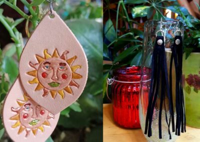 Leather Earrings